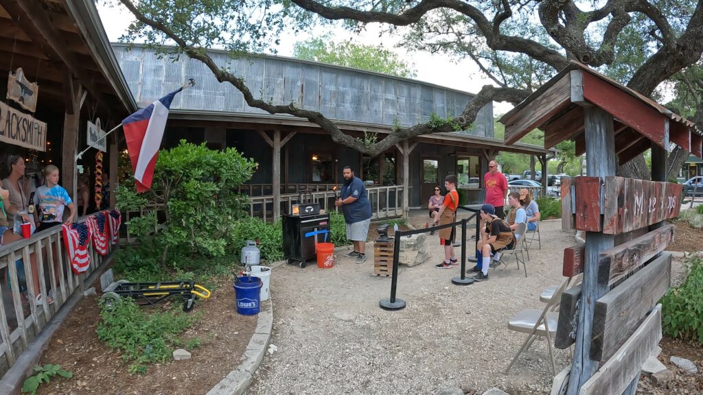 Caylor Forge and Leatherworking - Blacksmithing Demo