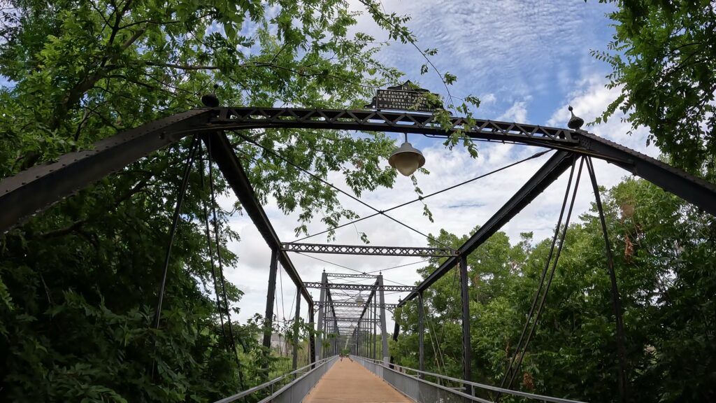 The Faust Street Bridge