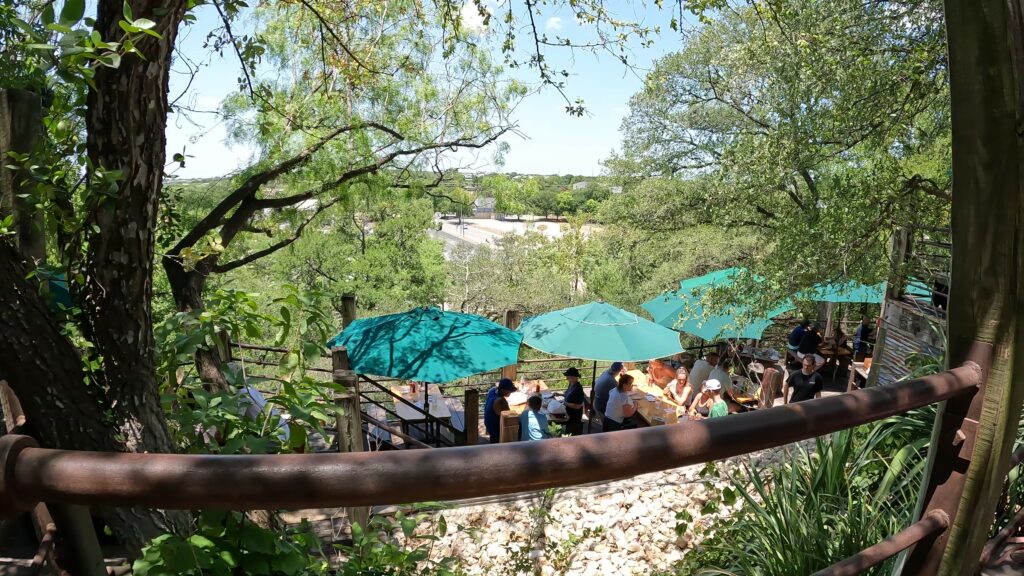 gristmill Restaurant - View Toward the Guadalupe River