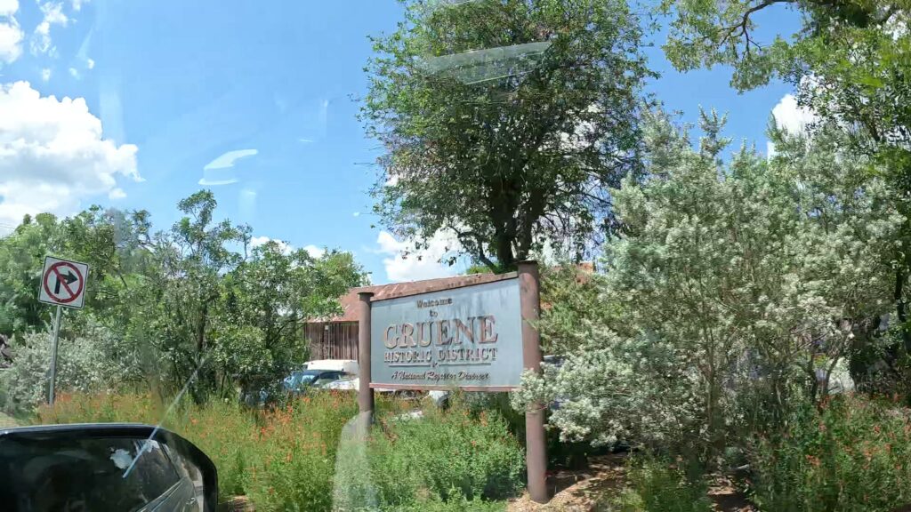 Gruene Historic District - Welcome Sign