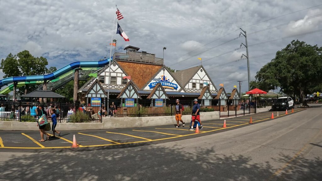 Crowds at Schlitterbahn's Water Park