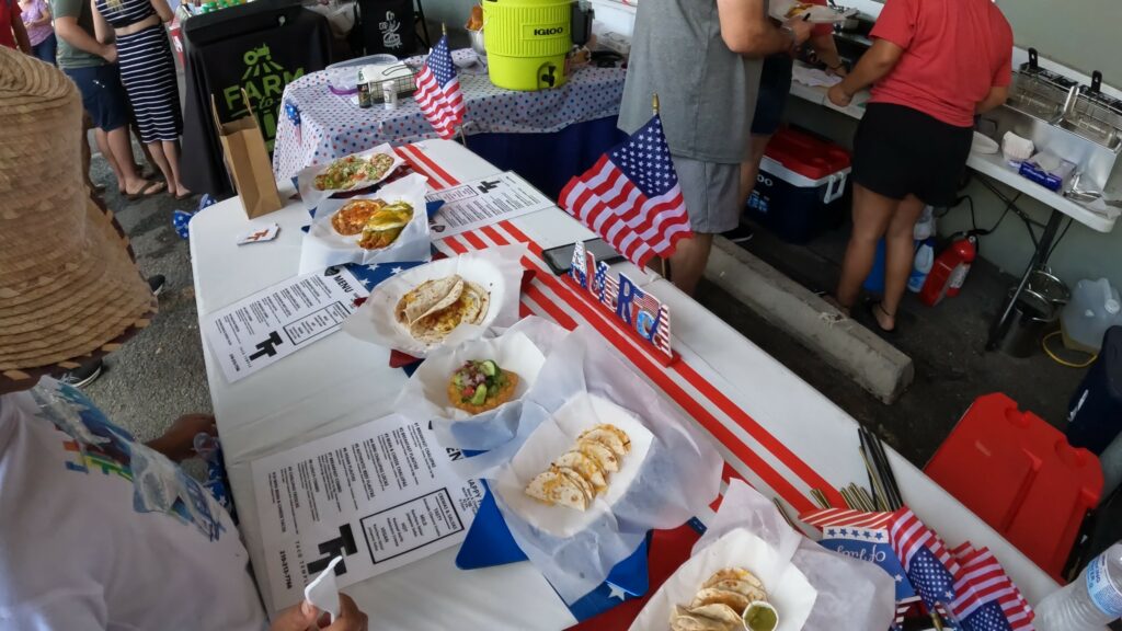 Fresh Tacos at Farmers Market