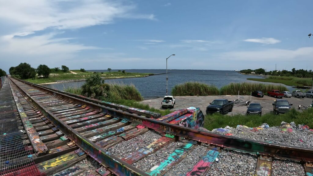 Up on Top of the Pensacola Graffiti Bridge