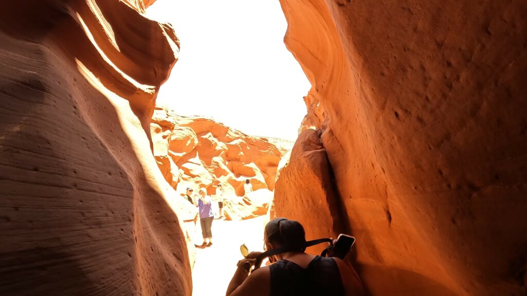 Exiting the Slot Canyon