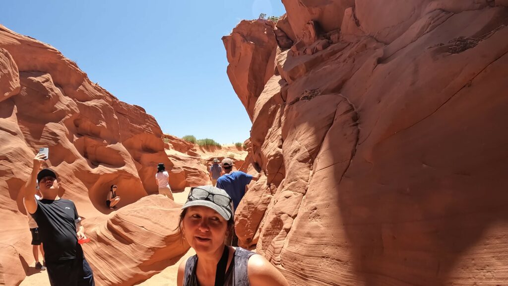 Exiting the Slot Canyon