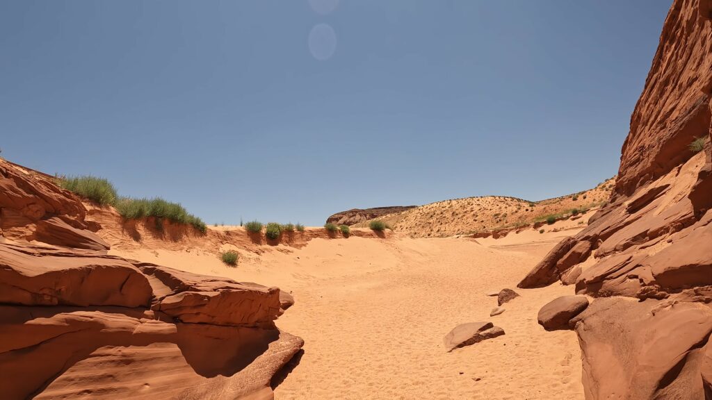 Exiting the Slot Canyon