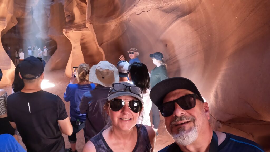 Selfie in the Slot Canyon