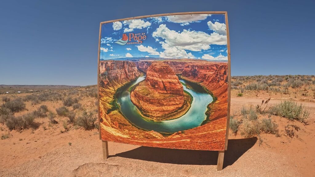 Horseshoe Bend Sign