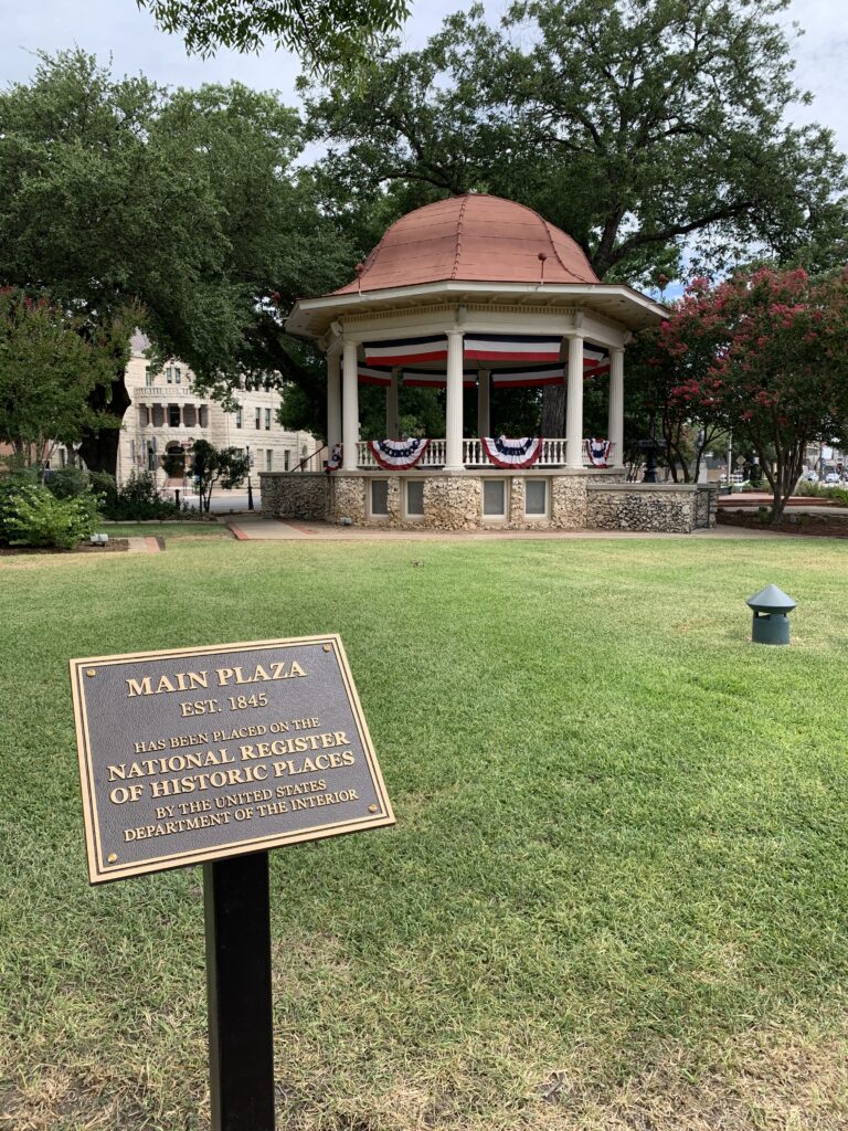 The Bandstand on New Braunfels Main Plaza