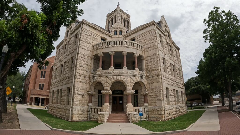 Comal County Courthouse in New Braunfels, TX - Adjacent to the Main Plaza