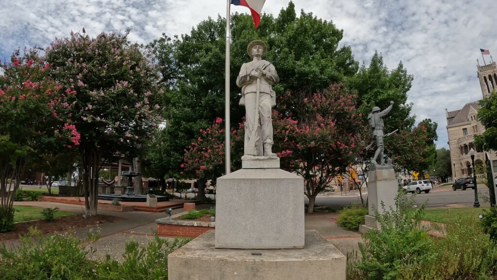 Civil War Statue - Rear View