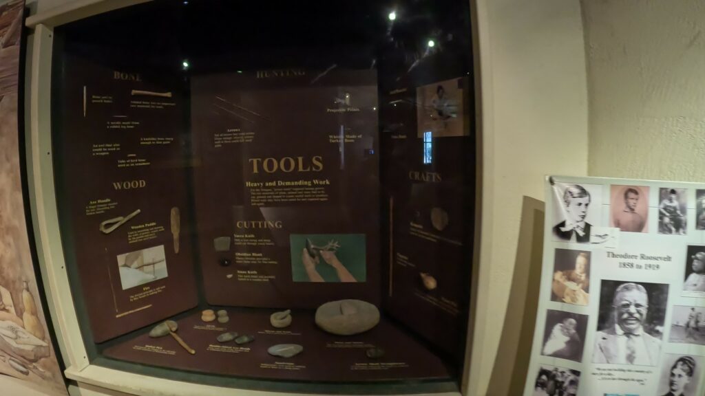 Exhibits in the Visitor Center