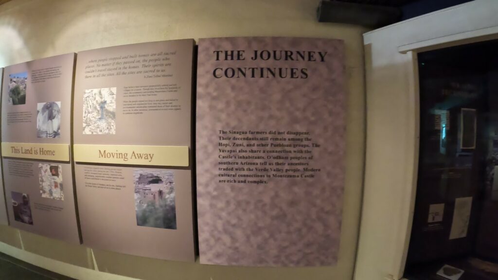 Exhibits in the Visitor Center