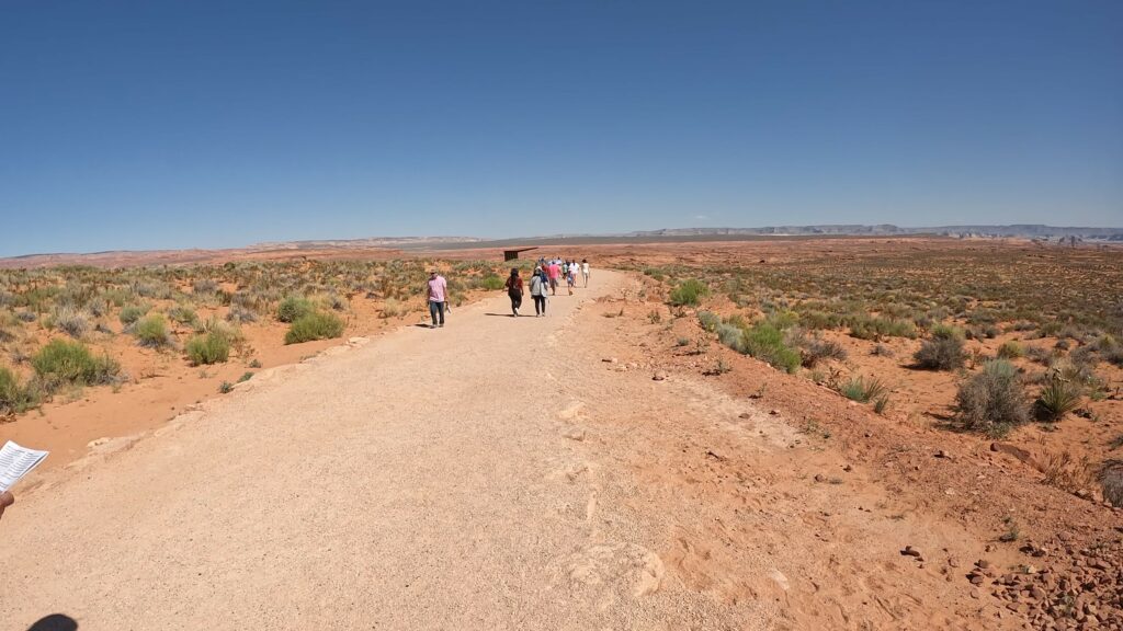 Heading to Horseshoe Bend Observation Area