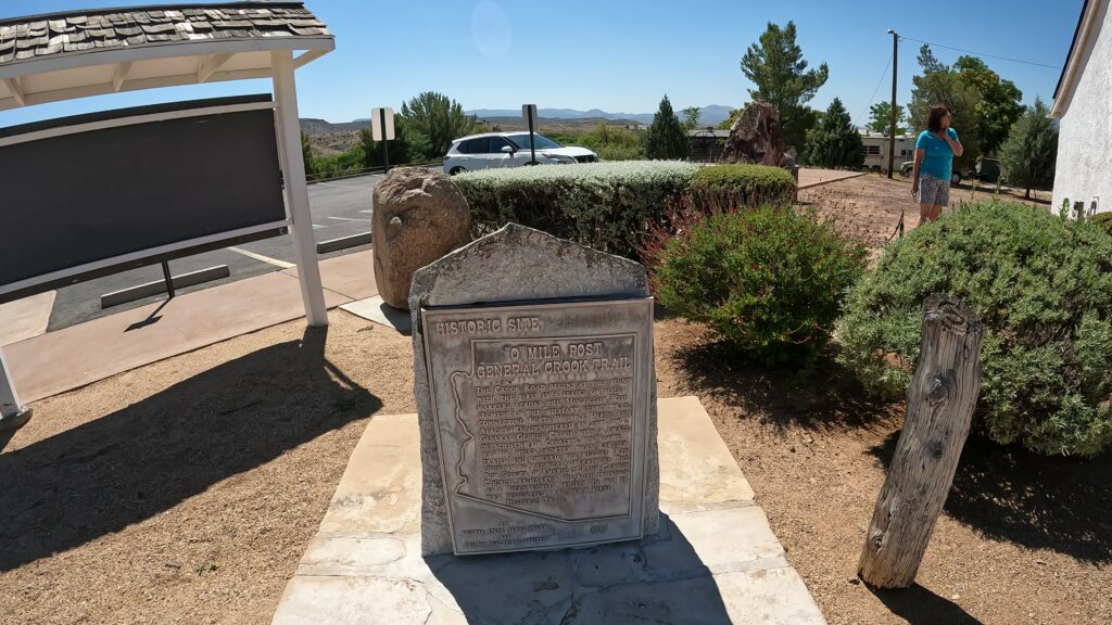 "0" Mile Post on General Crook's Trail