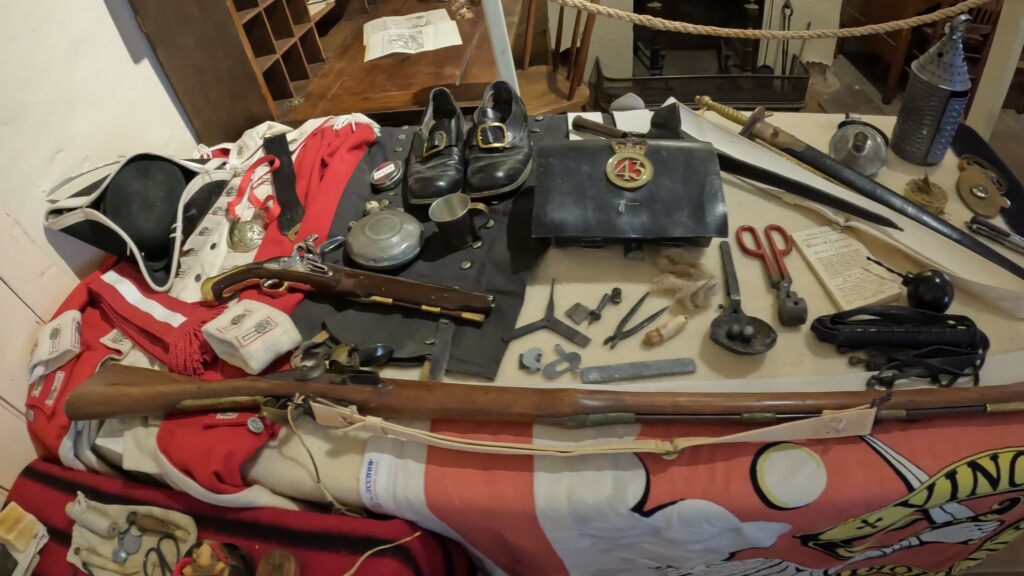 Revolutionary War Artifacts Display