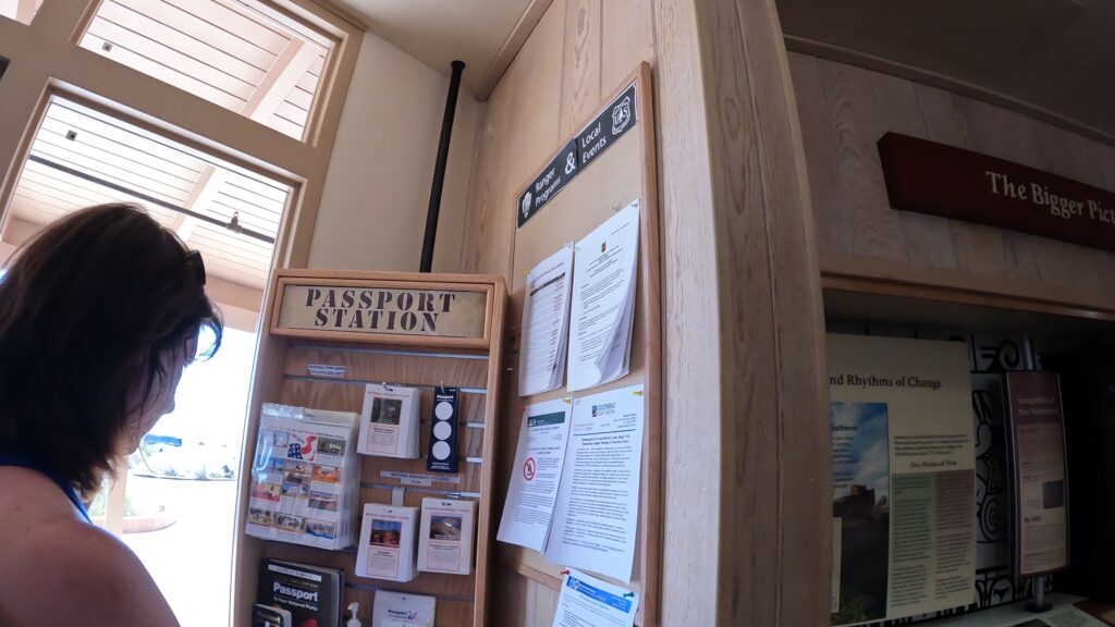 Passport Station at Wupatki National Monument Visitor Center