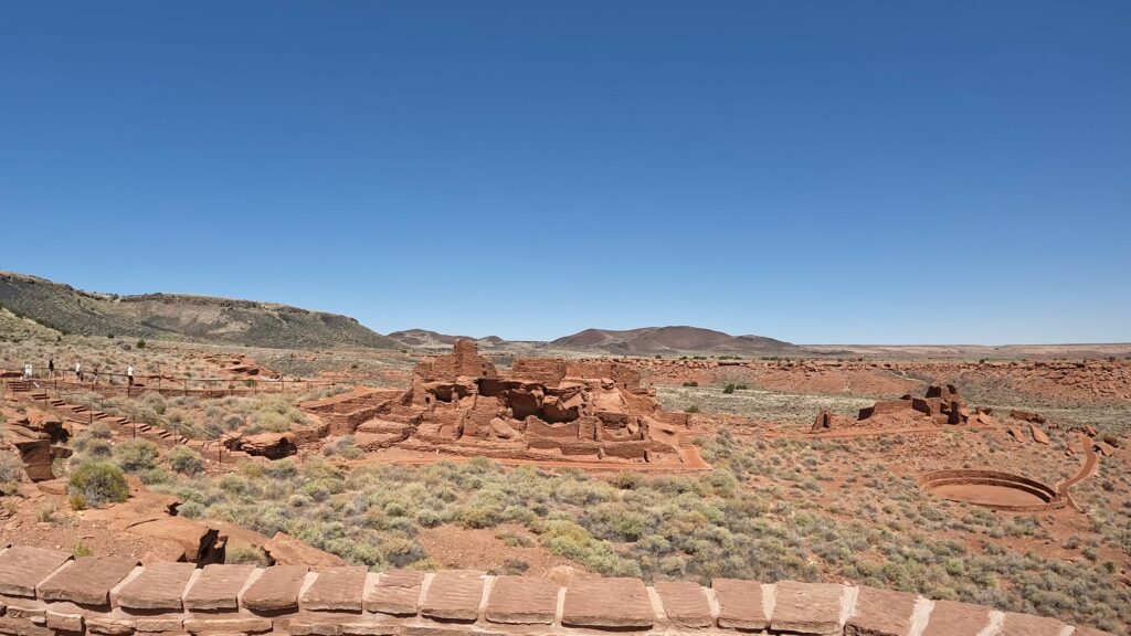 Wupatki Pueblo Site from the first Overlook