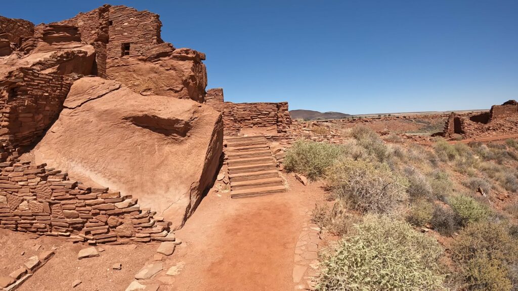 Stairway on the Wupatki Pueblo Trail