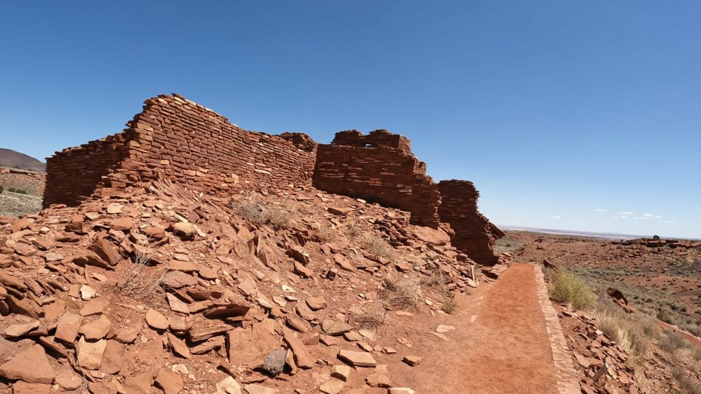 Touring the Wupatki Pueblo Site