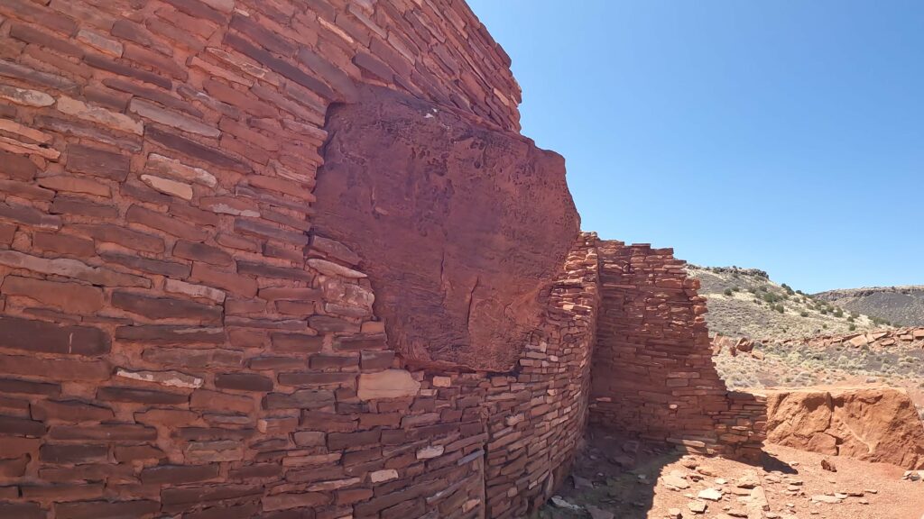 The House was Built In and Around the Rocks