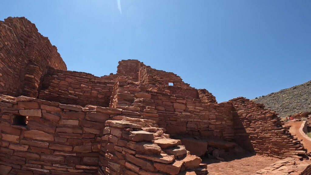 Backside of Wupatki Ruins