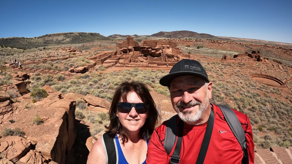 Selfie at the Wupatki Pueblo Site