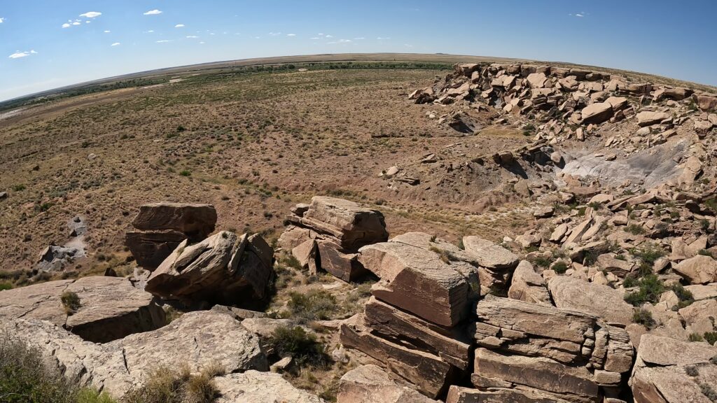 Petroglyphs on Rocks 