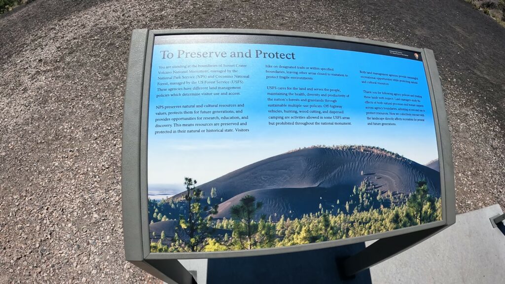 Overlook of Sunset Crater Volcano