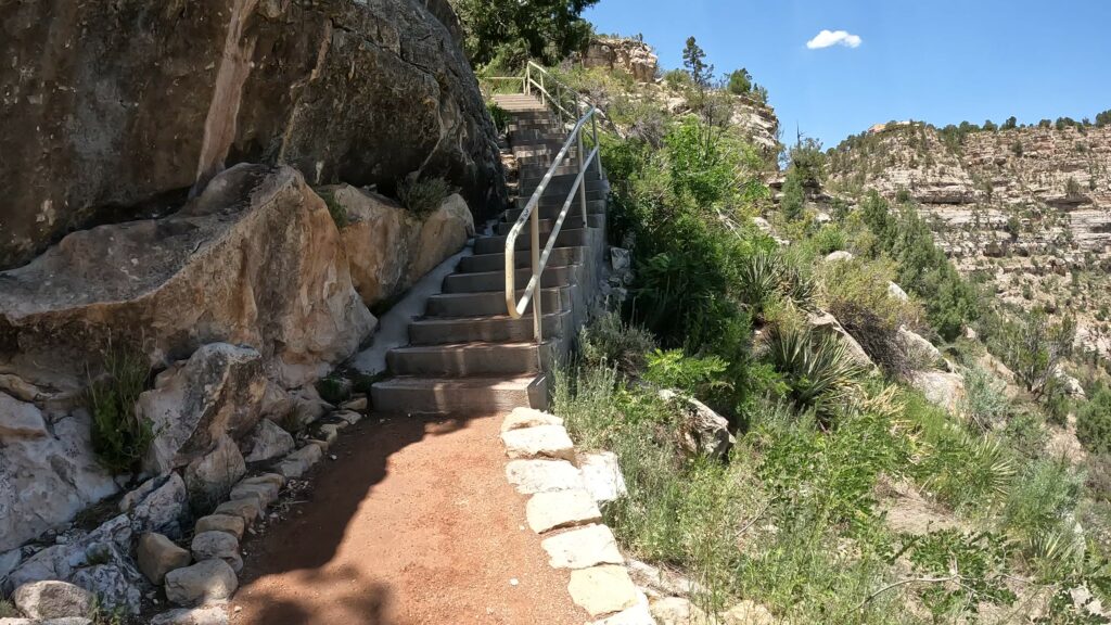 Going Up on the Island Trail