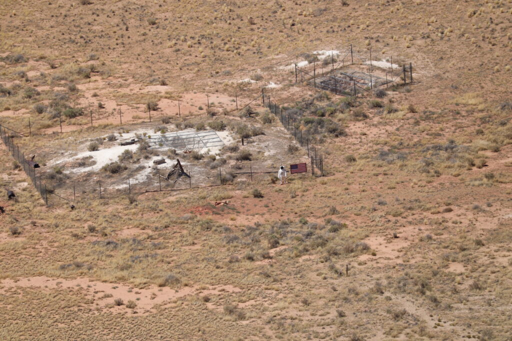 Zoomed-in View of NASA Astronaut and Drilling Exploration