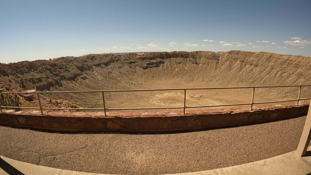 Crater from Museum Level