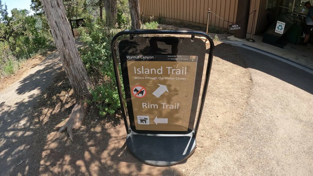 Rim Trail Sign