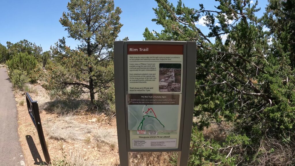 Rim Trail Sign