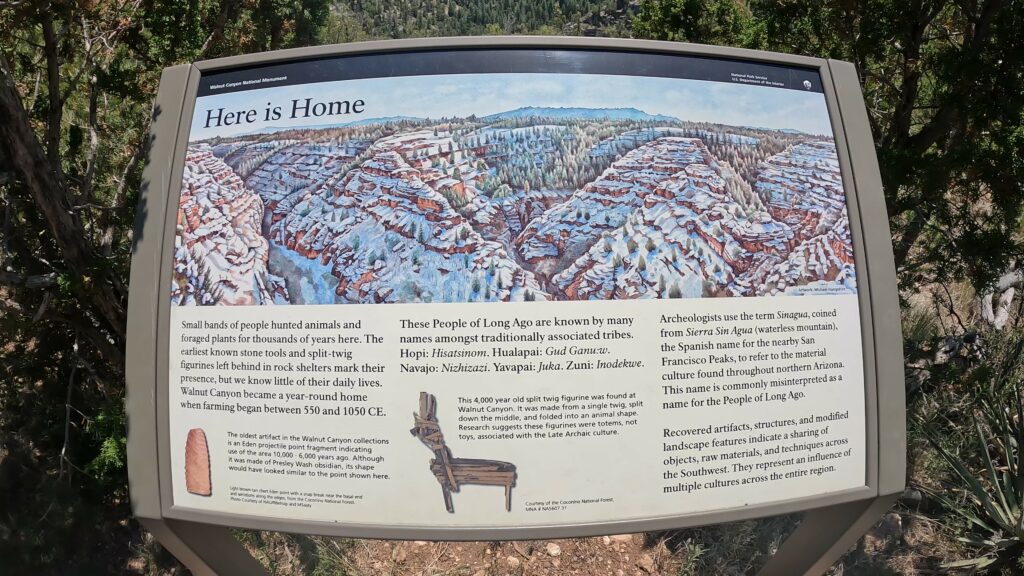 Interpretive Sign on Rim Trail