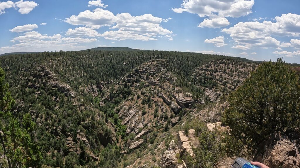 View from Observation Deck on Rim Trail