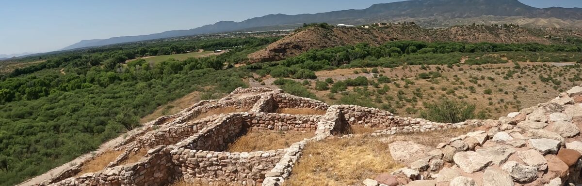 Tuzigoot Pueblo Ruins Overlooking the Verde River Valley