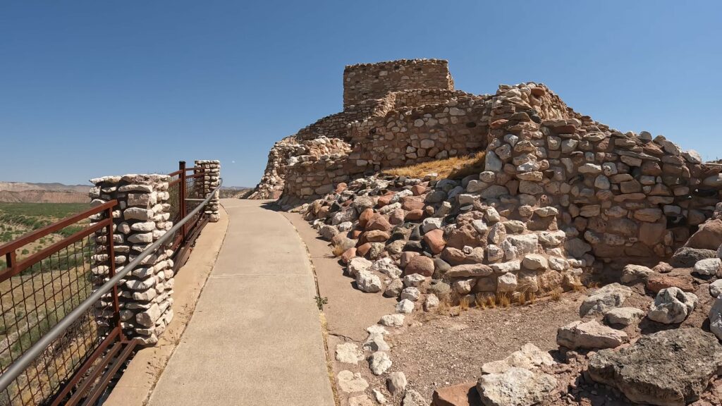 Tuzigoot Pueblo Ruins Leading to the Observation Tower/Platform