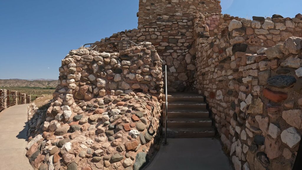 Tuzigoot Pueblo Ruins Leading to the Observation Tower/Platform