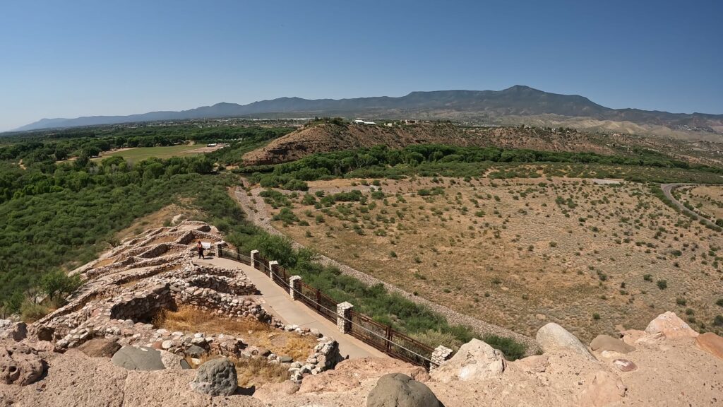 View from the Top Level of the Tuzigoot Pueblo Ruins