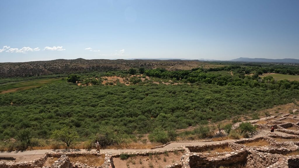 View of the Lush Green Verde River Floodplain