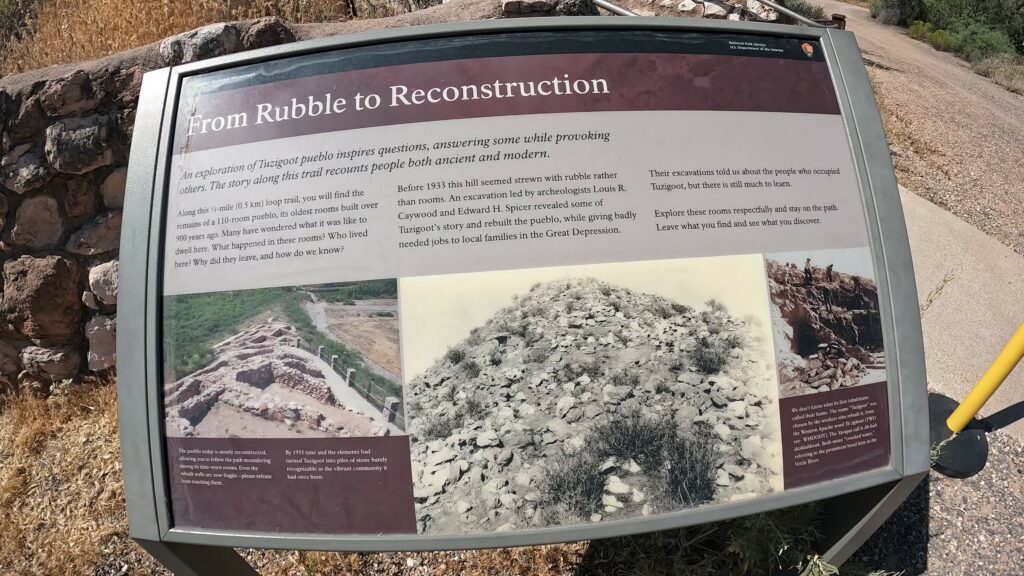 Reconstruction of the Tuzigoot National Monument Pueblo Complex