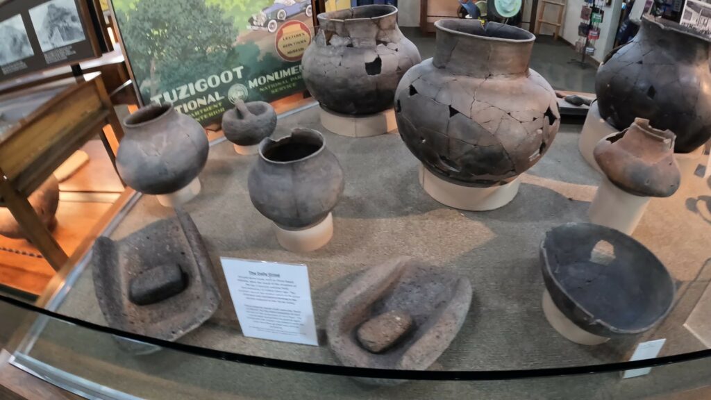 Pottery on Exhibit in the Visitor Center