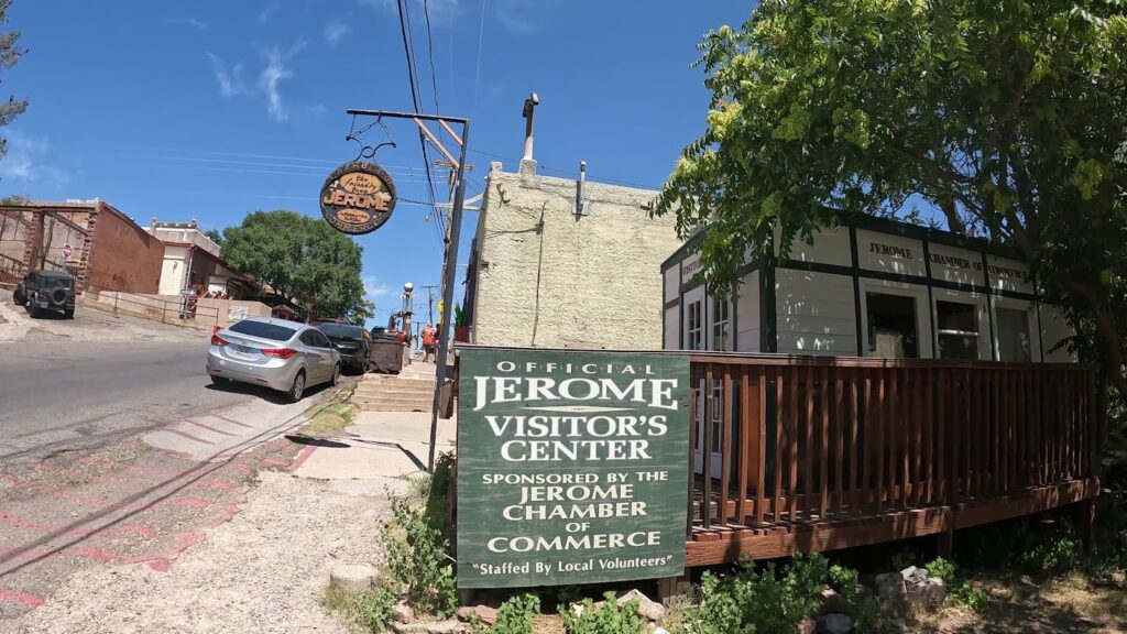 Jerome's Visitor Center near Sliding Jail Steps