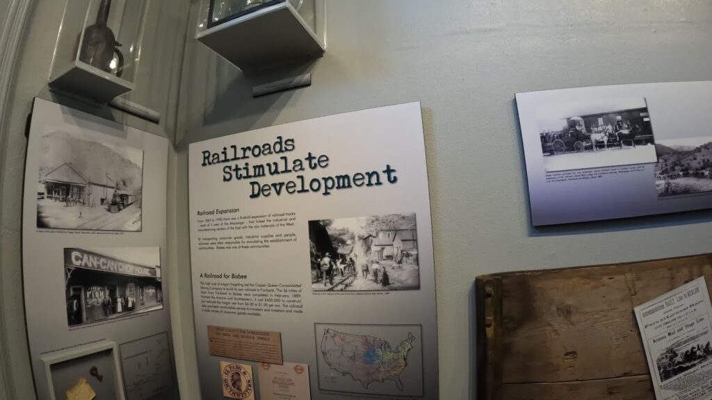 Inside the Bisbee Mining Museum