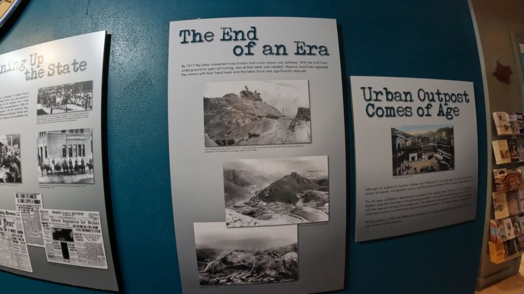 Exhibit at the Bisbee Mining Museum