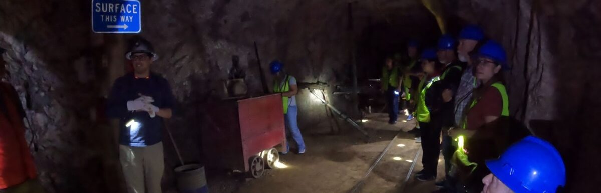 Inside the Queen Mine on the Tour