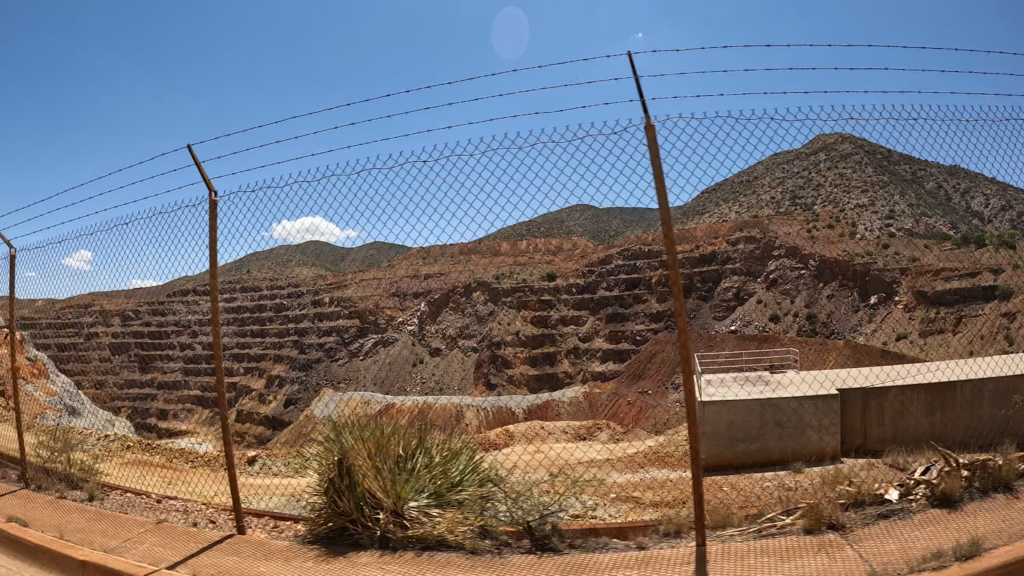 Queen Copper Mine's Lavender Open Pit Mine