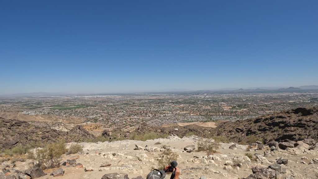 Phoenix Skyline from Dobbins Lookout