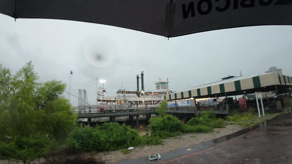 About to Board the Steamboat Natchez